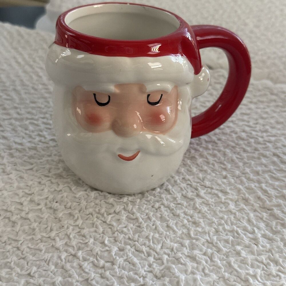 Santa Face Coffee Cocoa Mug Cup Threshold Earthenware Target Ceramic